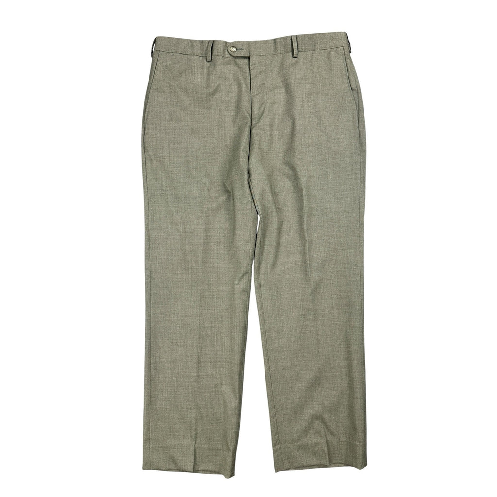 Coppley 1883 Loro Piana Stretch Wool Dress Pants in Dark Tan — Size 36R // Preowned