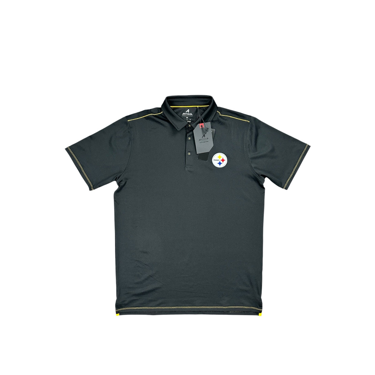 Antigua Pittsburgh Steelers Signal Performance Polo — Size Medium