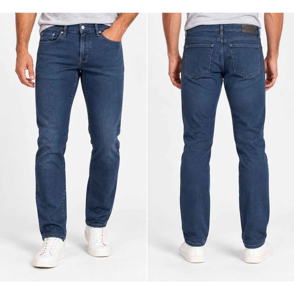 Mott & Bow Mercer Slim Fit Dark Wash Jeans — Size 31x32 // Preowned