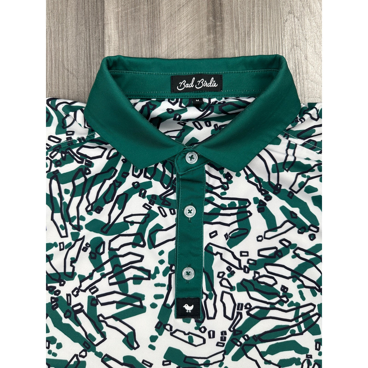 Bad Birdie Fly Over Golf Polo — Size Medium // Preowned