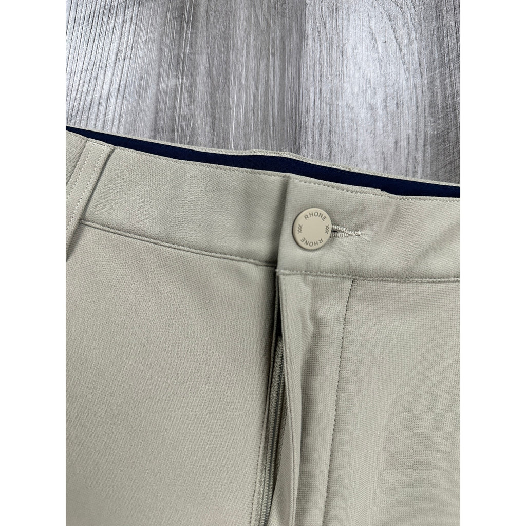 Rhone Coldspell Commuter Slim Performance Pants in Khaki — Size 32x33