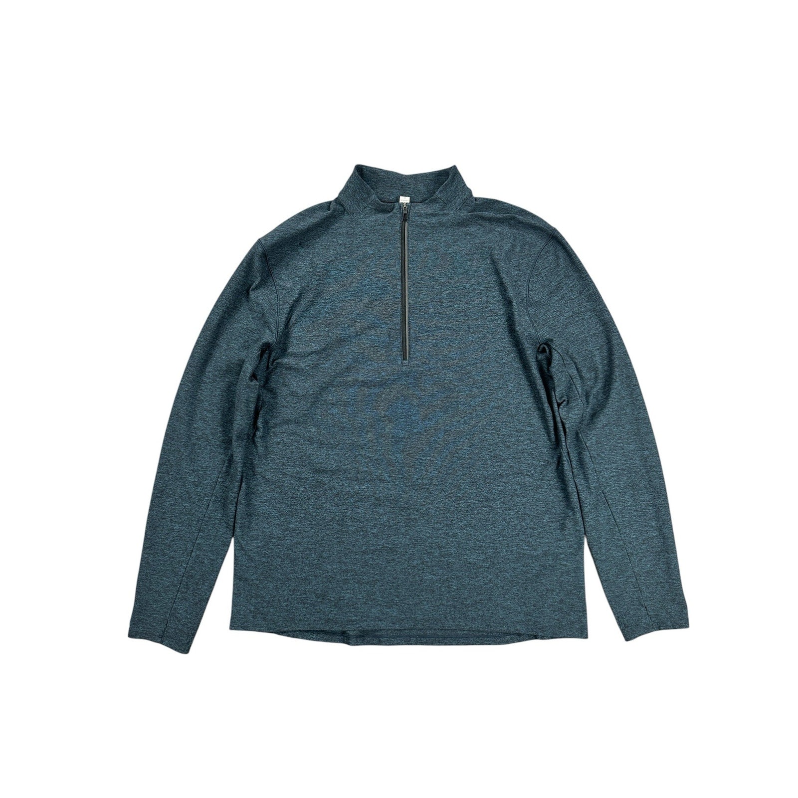 Lululemon Smooth Spacer Quarter Zip Pullover in Heather Dark Teal — Size XL