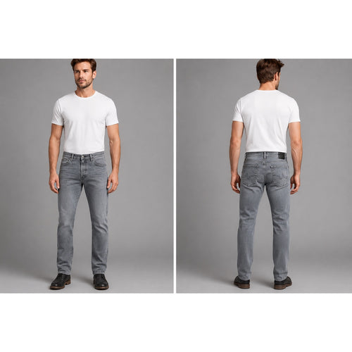 AG Adriano Goldschmied Tellis Modern Slim Jeans in Strayhorn Gray — Size 38 // Preowned