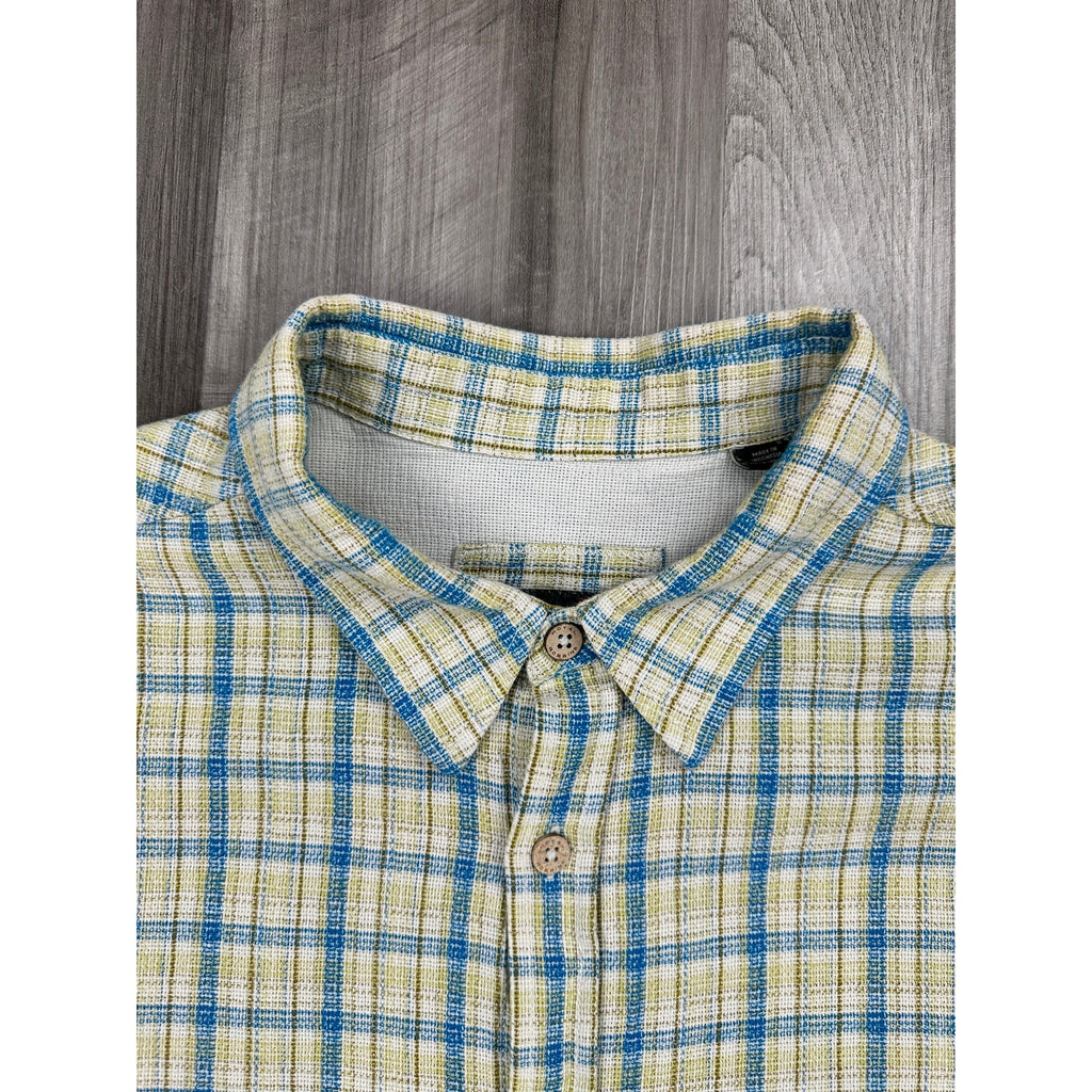 Royal Robbins Relaxed Fit Cool Mesh Eco Plaid Short Sleeve Shirt — Size 2XL // Preowned