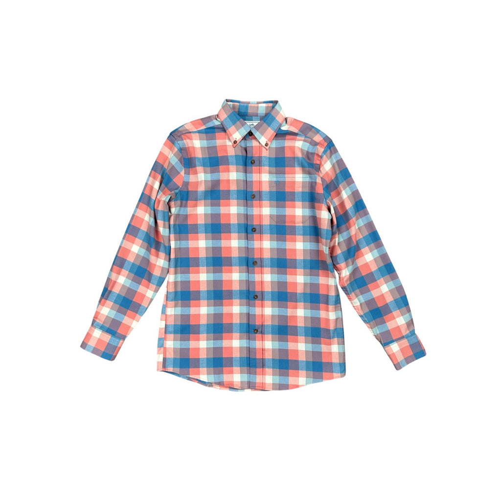 Southern Tide Intercoastal Brushed Flannel Checkered Long Sleeve Button Down Shirt — Size Small // Preowned