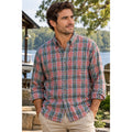 GANT Herringbone Harbor Plaid Long Sleeve Button Down Shirt — Size XL // Preowned