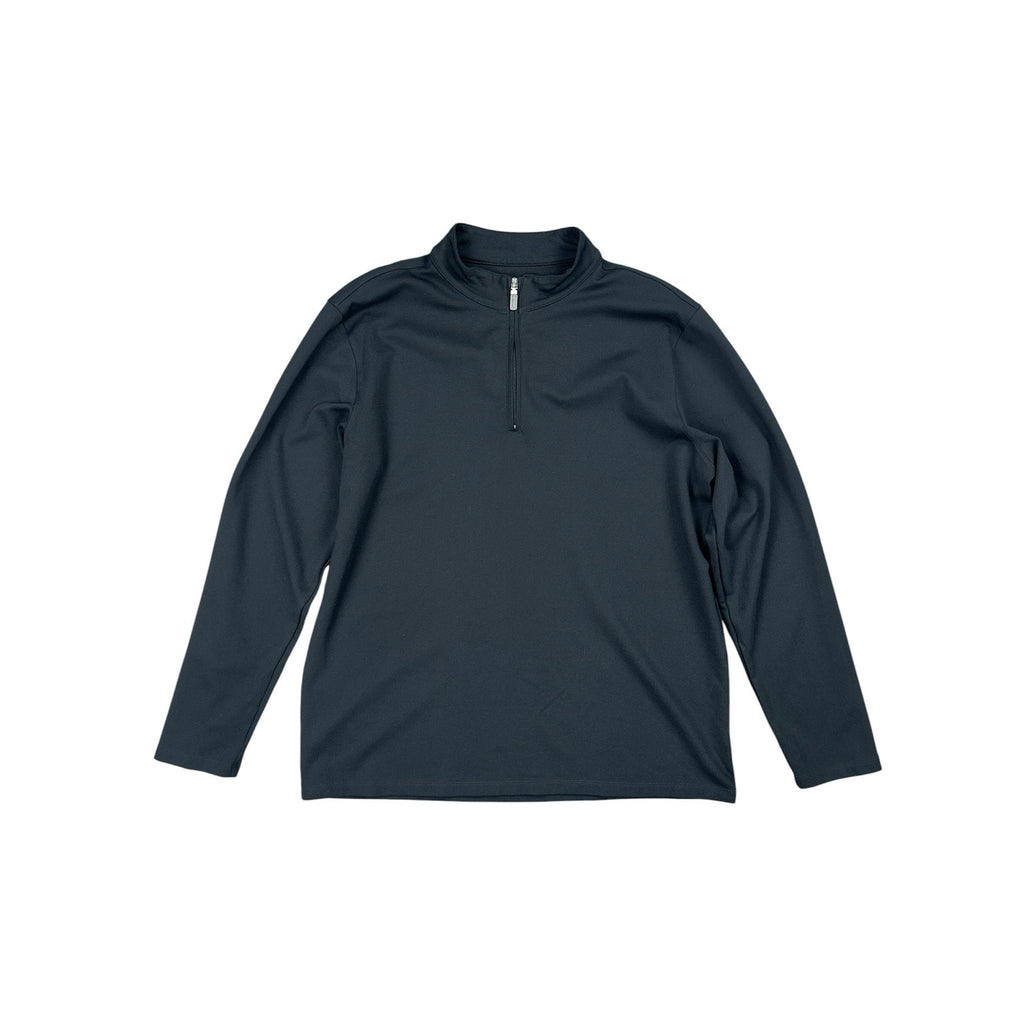 Mizzen+Main ProFlex Quarter Zip Pullover in Black — Size Large // Preowned
