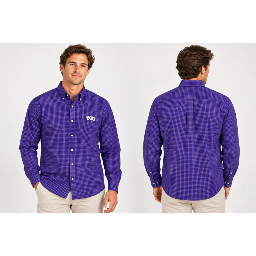 Antigua TCU Horned Frogs Esteem Long Sleeve Shirt — Size Medium // Preowned
