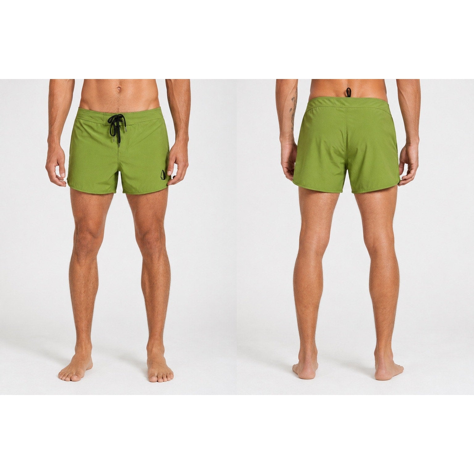 TACHUNTFISH UDT 5" Performance Shorts in Olive Fresco — Size XL // Preowned
