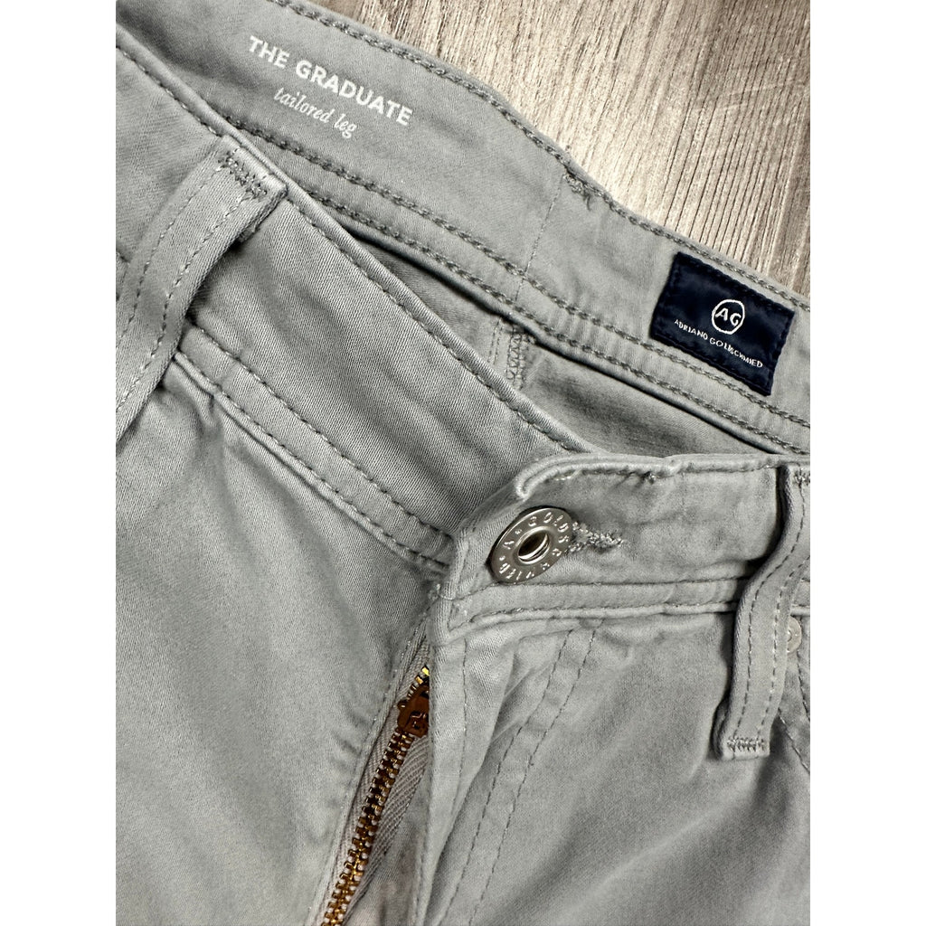 Adriano Goldschmied The Graduate Tailored Leg Sueded Brushed Sateen Chino Jeans — Size 30x34 // Preowned