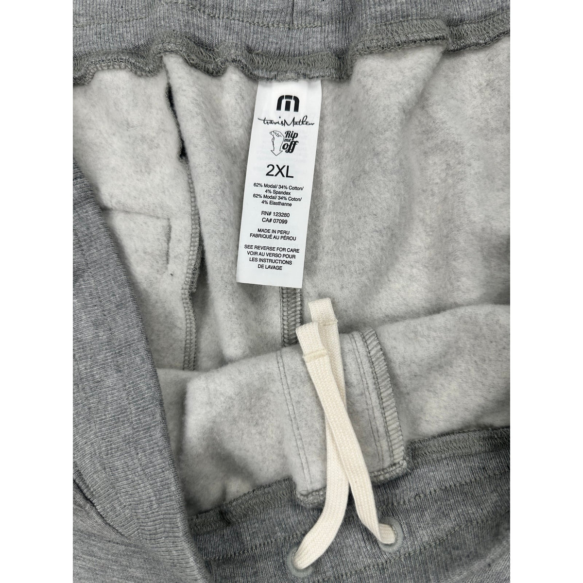 TravisMathew Cloud 2.0 Soft Fleece Jogger Pants — Size 2XL