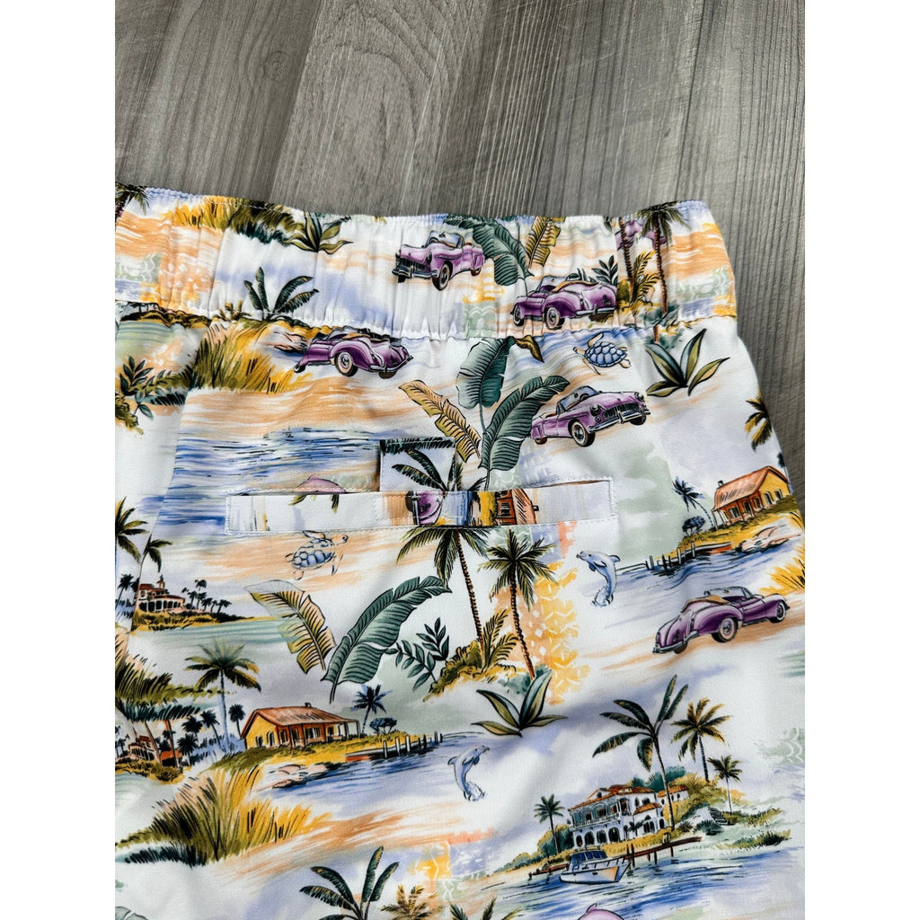 Robert Graham Tropical Island Vacation Mode Trunks — Size 2XL