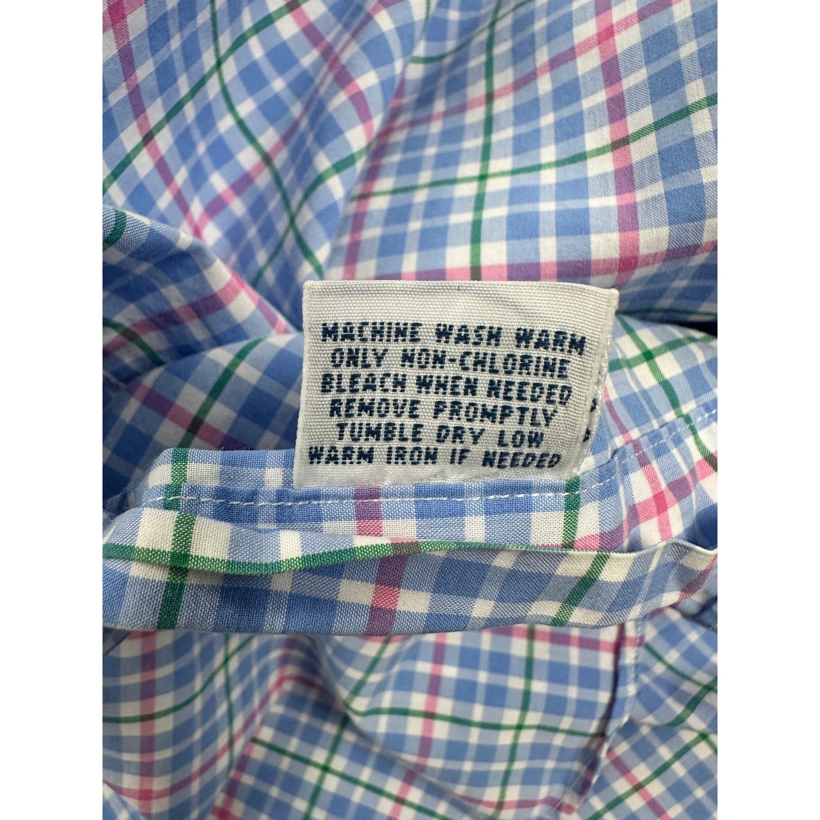 Polo Ralph Lauren Oxford Button Down Shirt in Multi-Color Plaid — Size Medium