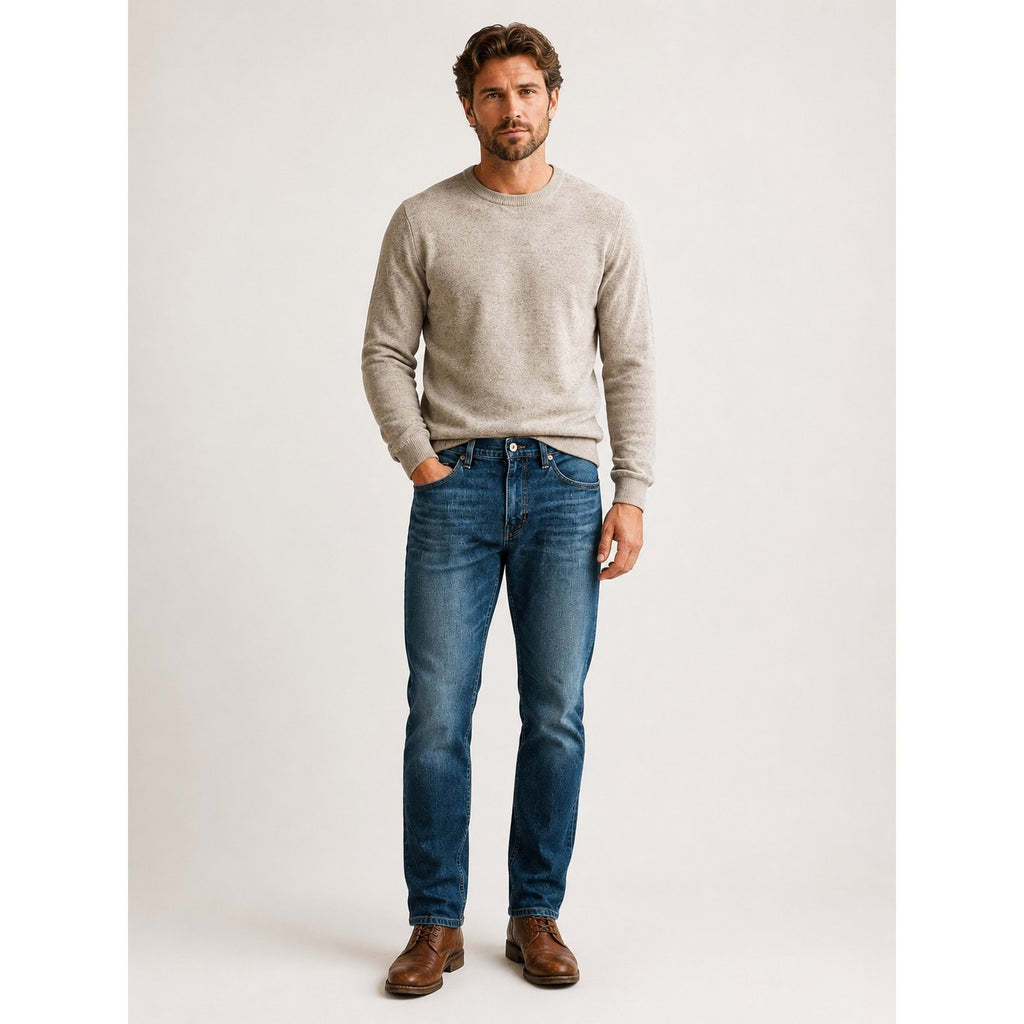 Paige Lennox Slim Straight Jean in Chrisman — Size 32