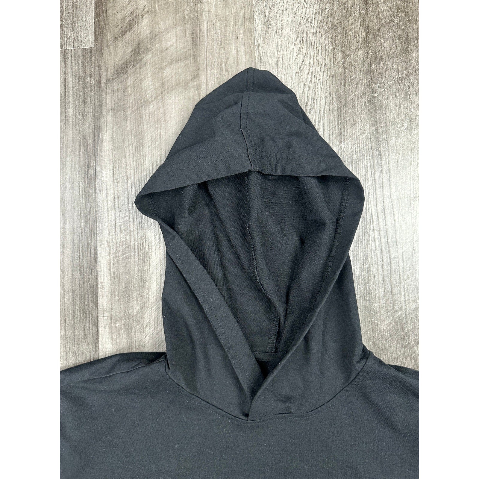 BYLT Signature Drop Cut Performance Hoodie in Black — Size Large // Preowned