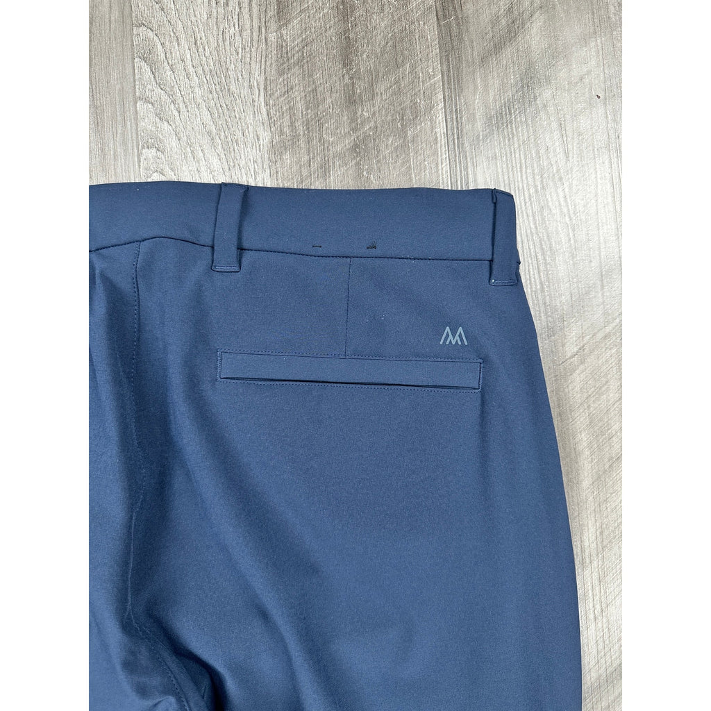 Mizzen+Main Helmsman 5 Pocket Slim Fit Performance Chino Pants in Navy — Size 32x30 // Preowned
