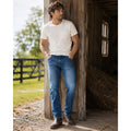 Buffalo David Bitton Straight Six Stretch Jeans in Indigo Sanded — Size 32x30