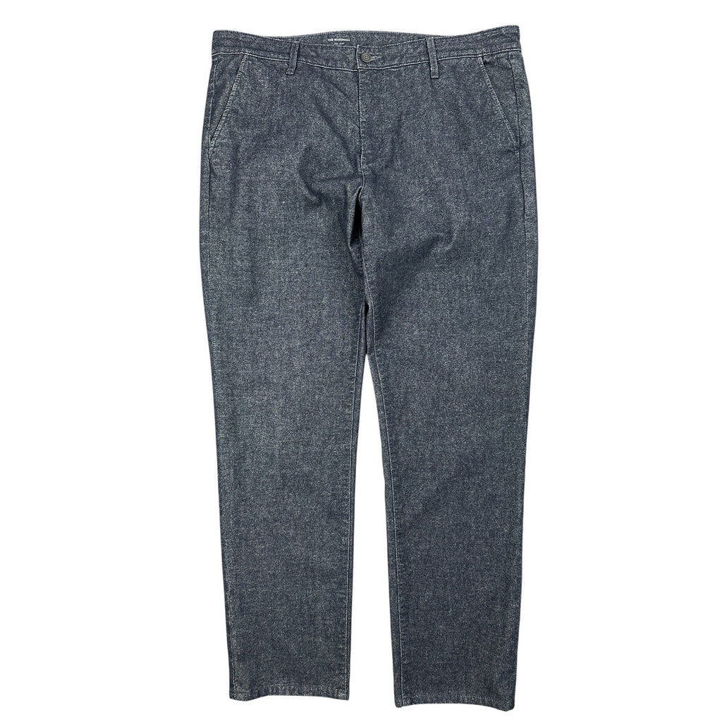 AG Adriano Goldschmied The Marshall Slim Chino Moleskin Pants in Heather Black — Size 38R // Preowned