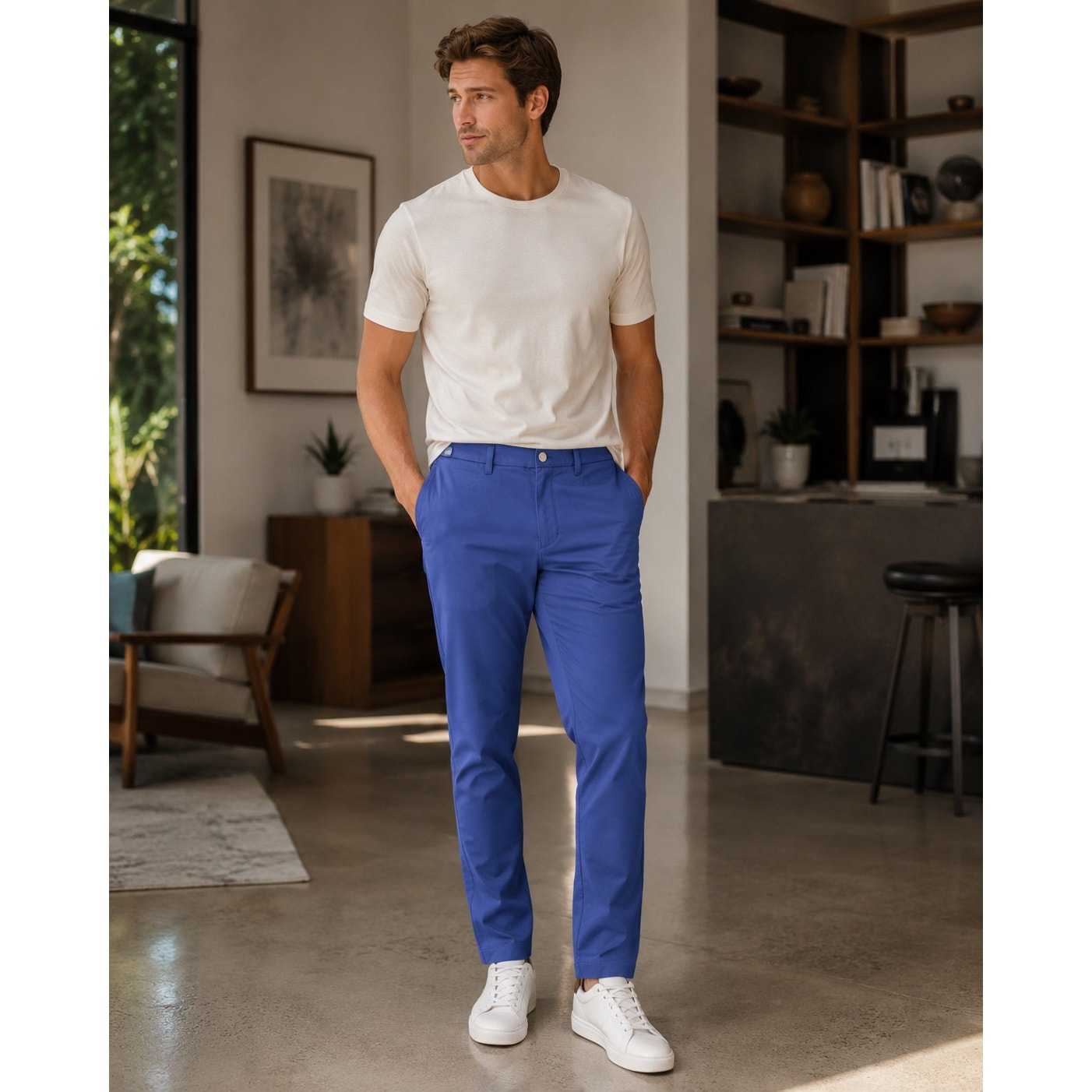 Lululemon ABC Warpstreme Classic Fit 5 Pocket Pants in Blue — Size 31 // Preowned