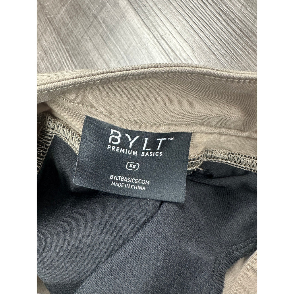 BYLT Basics Everyday 2.0 Performance Chino Pants in Taupe — Size 32 // Preowned