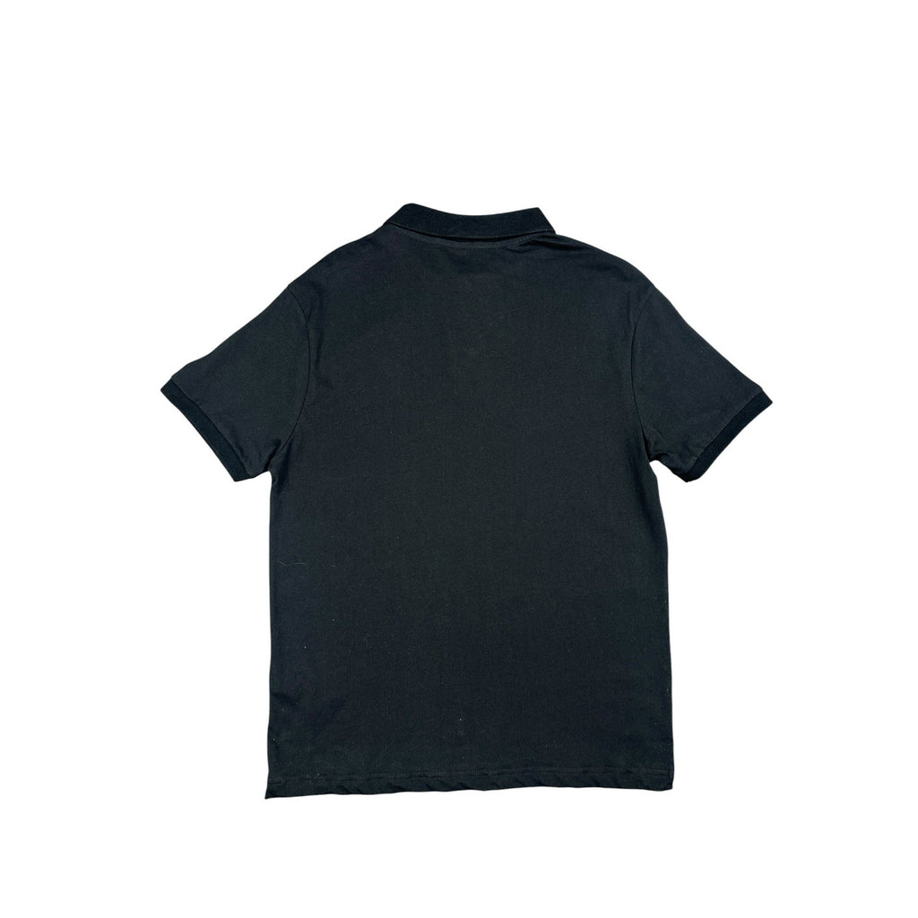Emporio Armani EA7 Core Shield Collection Polo Shirt in Black — Size Medium
