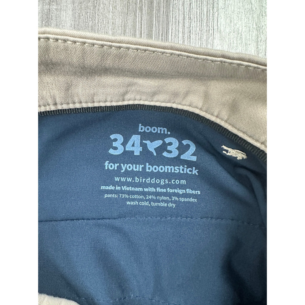 Birddogs Stretch Performance Khakis in Khaki — Size 34x32 // Preowned