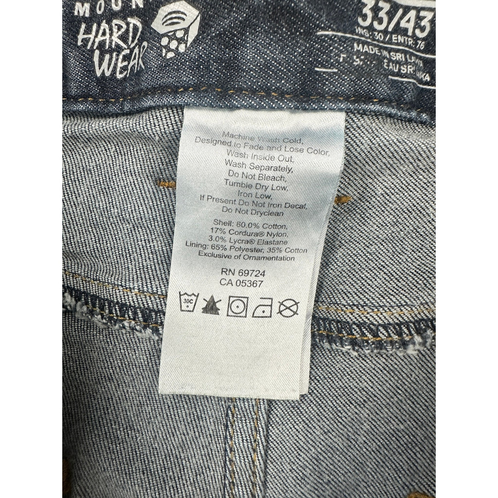 Mountain Hardwear Stretchstone Denim Jean in Dark Wash — 33x30