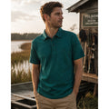 Filson x Ducks Unlimited Salt Marsh Mesh Knit Polo in Salt Marsh Green — Size Small // Preowned