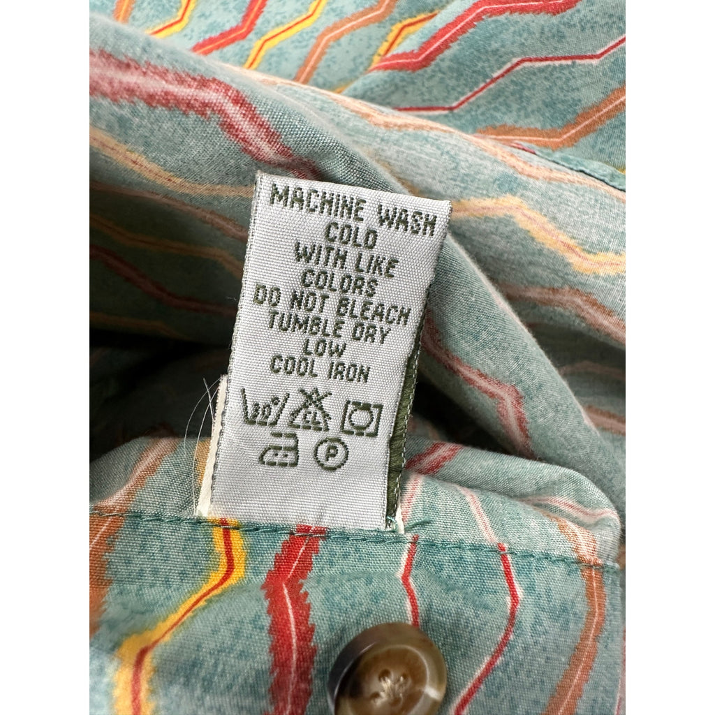 Orvis Santa Fe Wave Stripe Short Sleeve Shirt — Size XL // Preowned