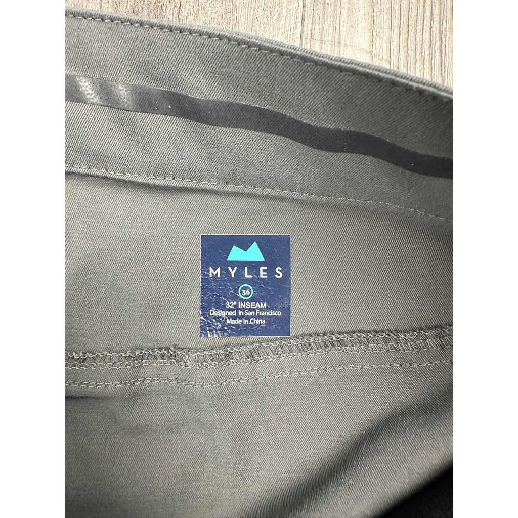Myles Tour Performance Pants in Gray — Size 36 // Preowned