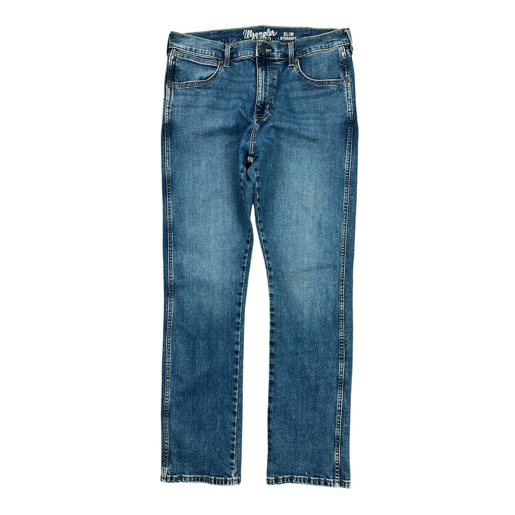 Wrangler Retro Slim Straight Jean in Blue — Size 34x34 // Preowned