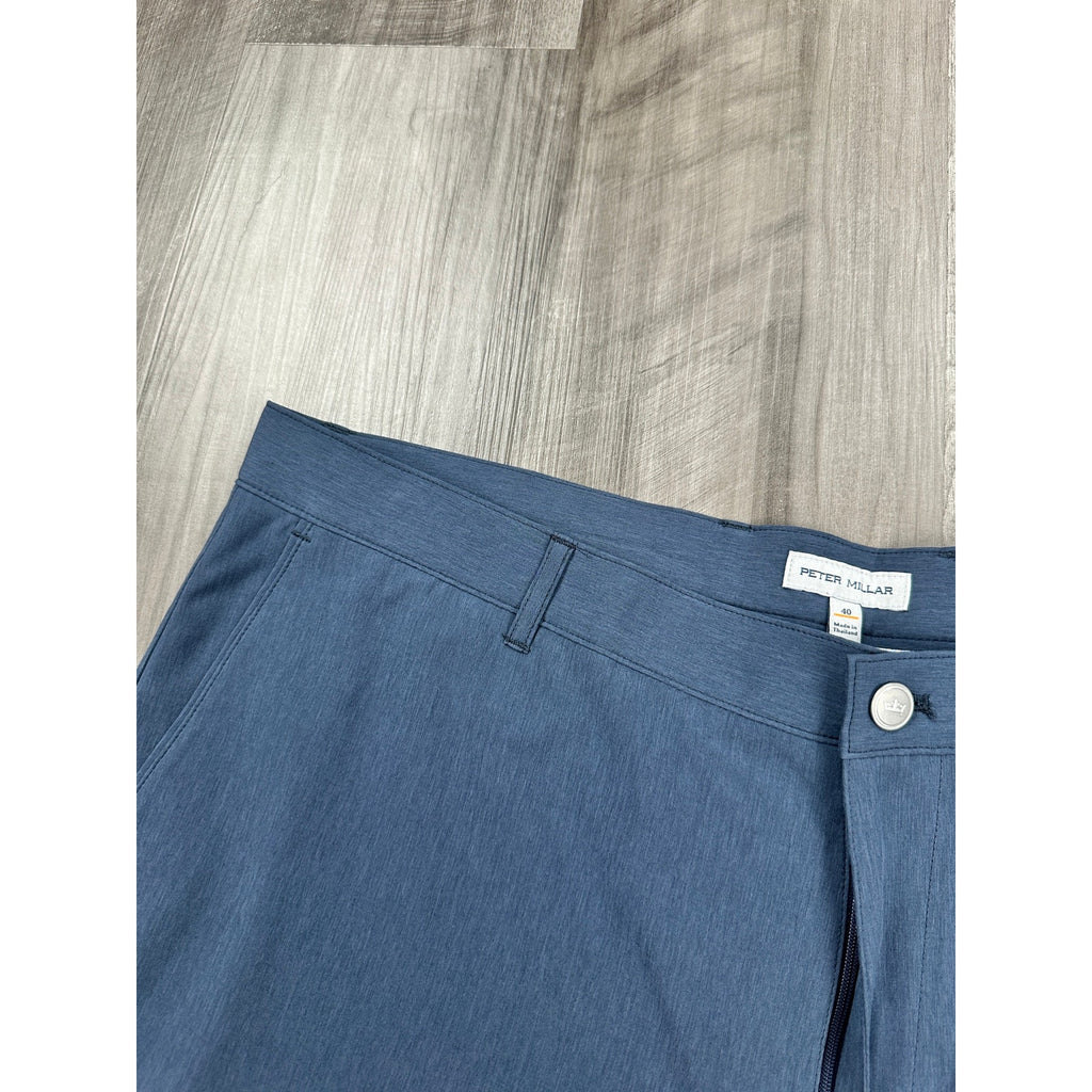 Peter Millar Shackleford Classic Fit Performance Golf Shorts in Navy — Size 40