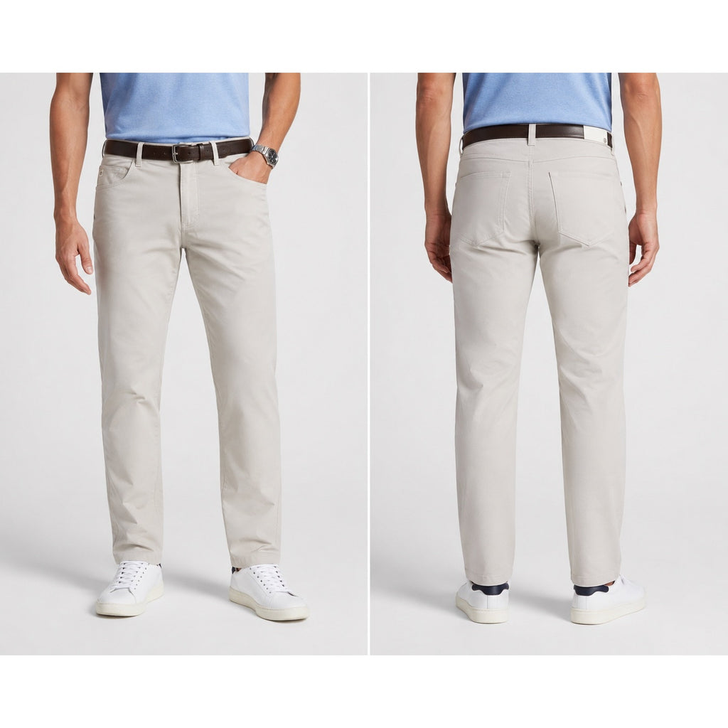 Peter Millar eb66 Performance 5 Pocket Pants in Khaki — Size 33x32 // Preowned