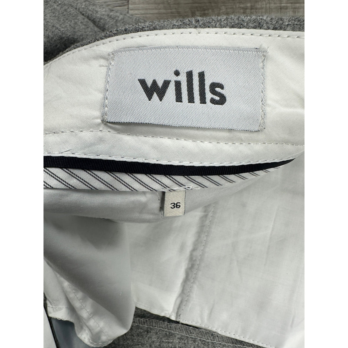 Huckberry Wills All Seasons Stretch Wool Trouser Pants — Size 36 // Preowned