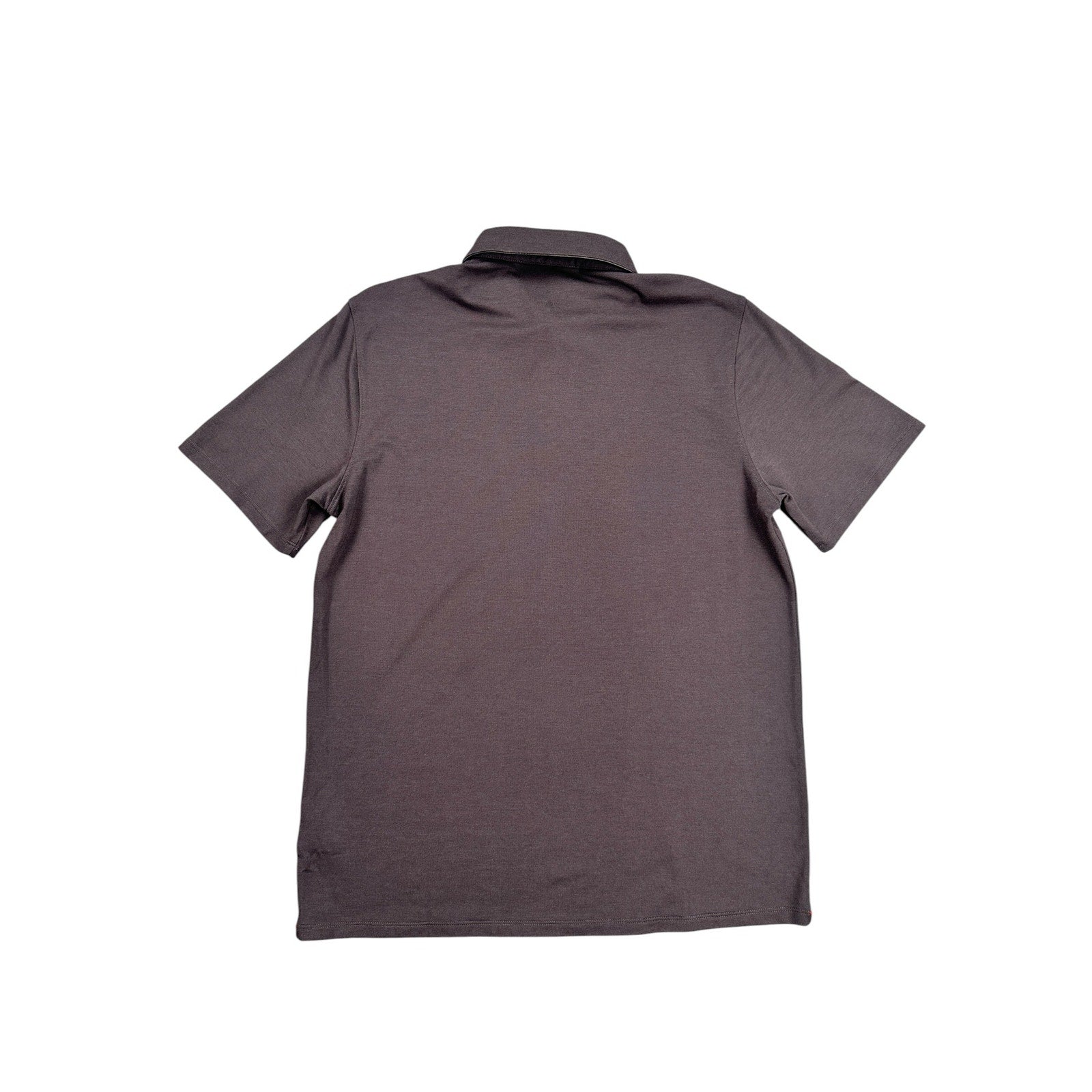 Sun Day Red Cypress Classic Crown Mesh Knit Polo in Brown — Size Medium