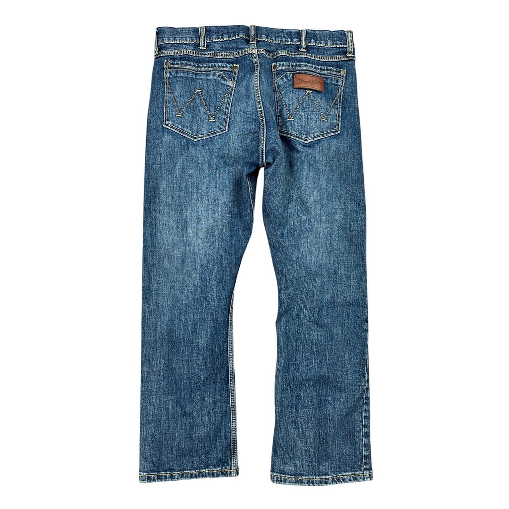 Wrangler Retro Slim Boot Cut Jeans in Layton Blue — Size 36x30 // Preowned