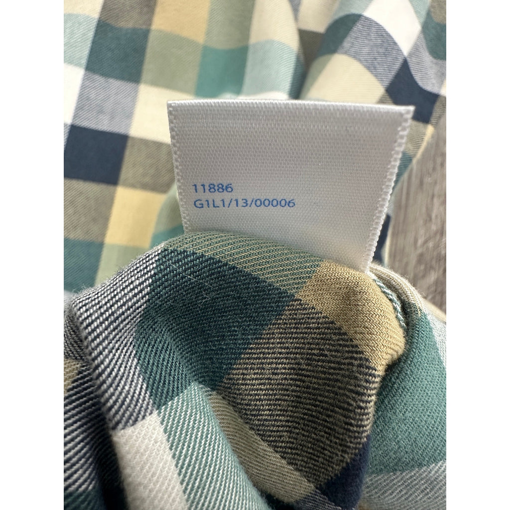 Southern Tide Haywood Checkered Brushed Intercoastal Long Sleeve Button Down Shirt — Size XL // Preowned