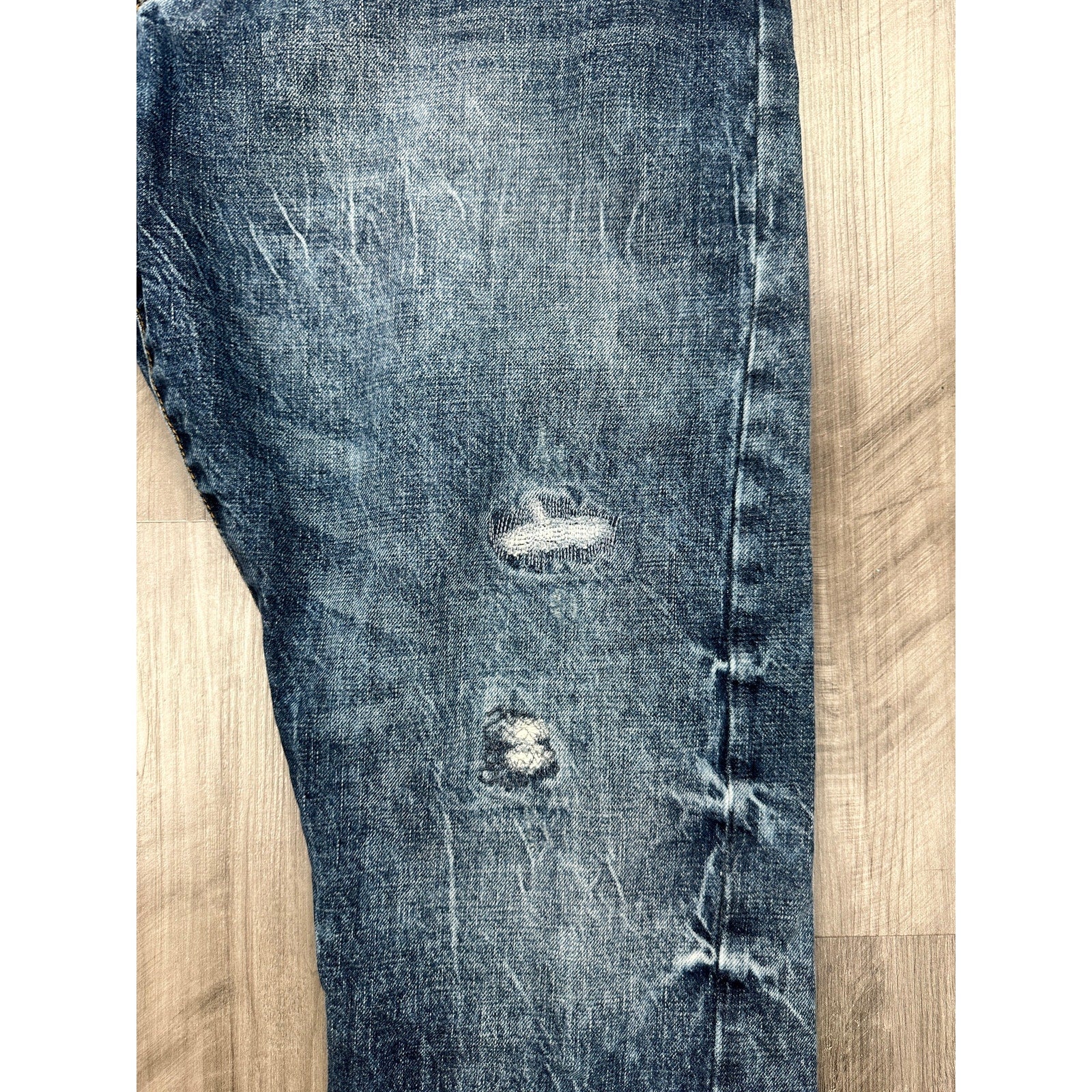 Polo Ralph Lauren The Varick Slim Straight Jeans in Blue — Size 38x30 // Preowned