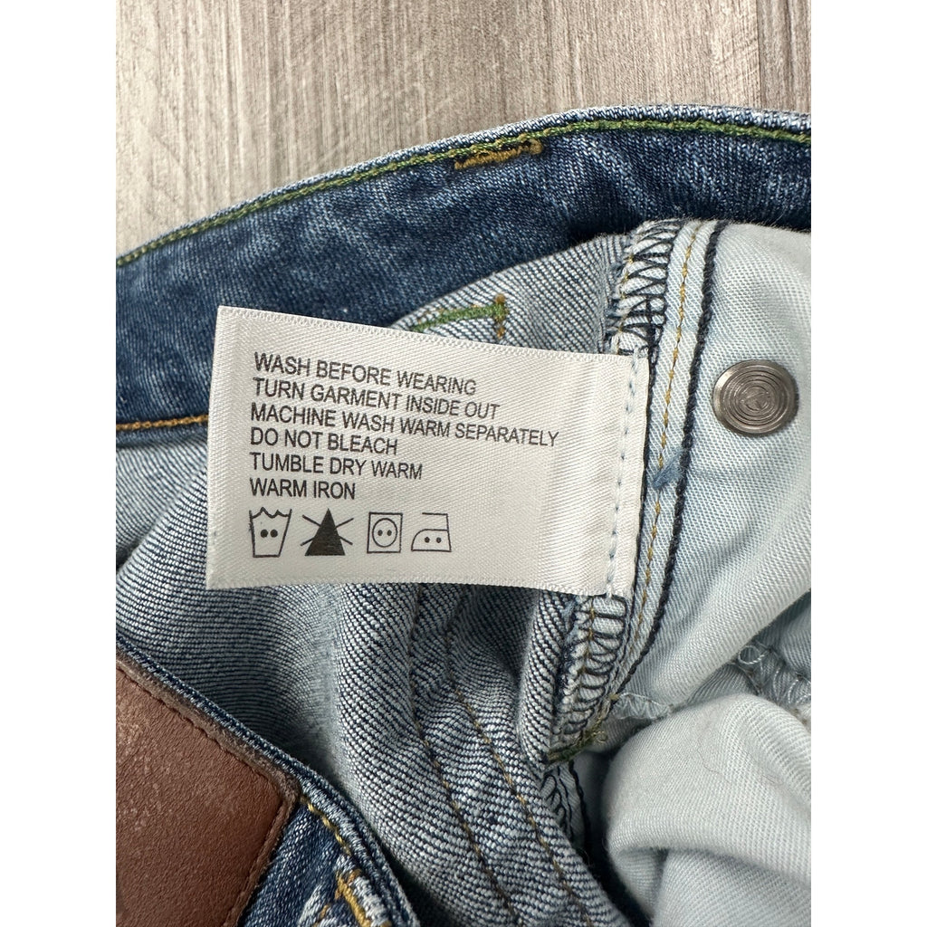 Orvis Five Pocket Straight Leg Stretch Jean in Blue — Size 32x32 // Preowned
