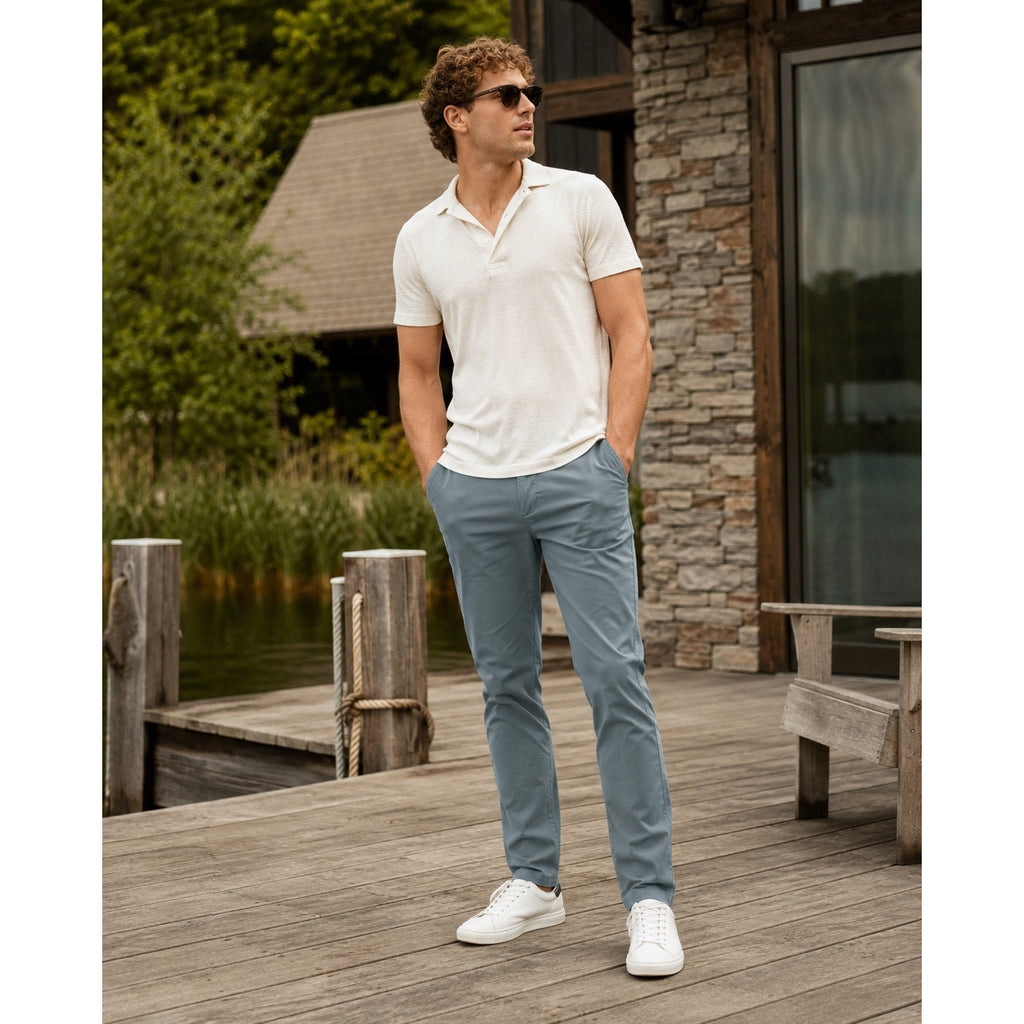 Birddogs Stretch Performance Khakis in Slate Gray — Size 38x30 // Preowned