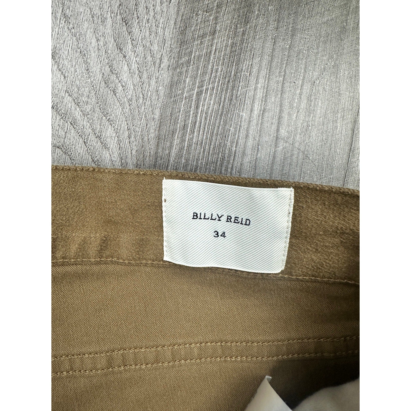 Billy Reid Moleskin Slim Fit 5 Pocket Pants in Tan — Size 34 // Preowned