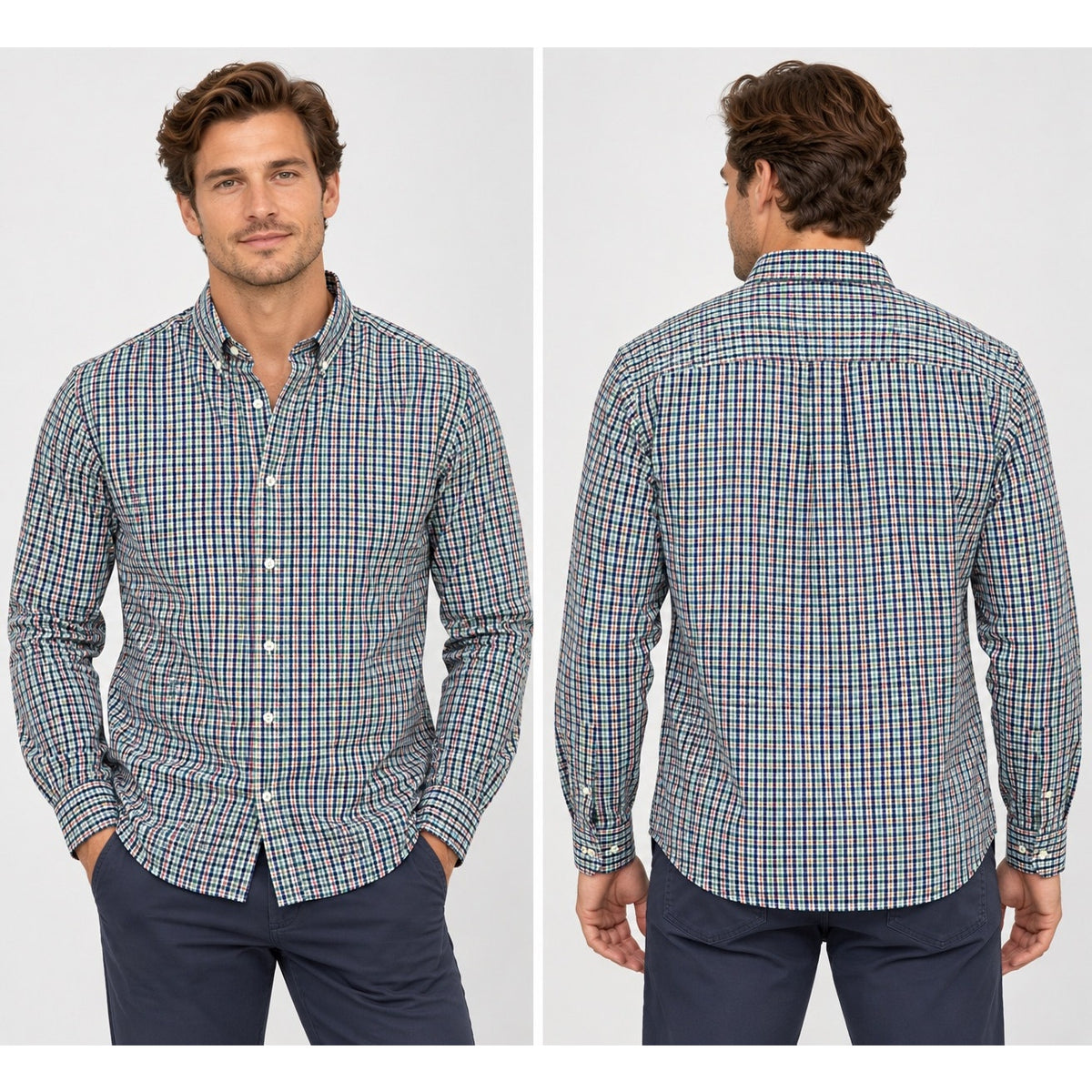 UNTUCKit Loughlin Plaid Relaxed Fit Long Sleeve Shirt — Size 2XL // Preowned