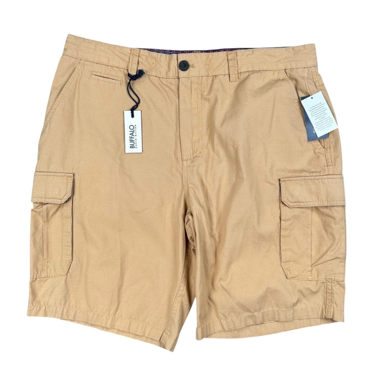 Buffalo David Bitton Hormoz Tan Bronzer Cargo Shorts - 36