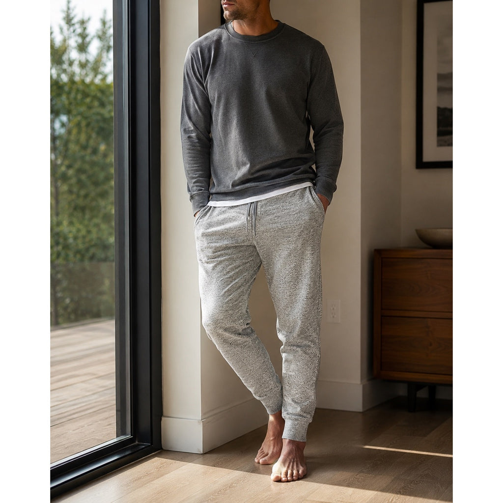 Lululemon At Ease Knit Joggers in Heather Gray — Size Large // Preowned