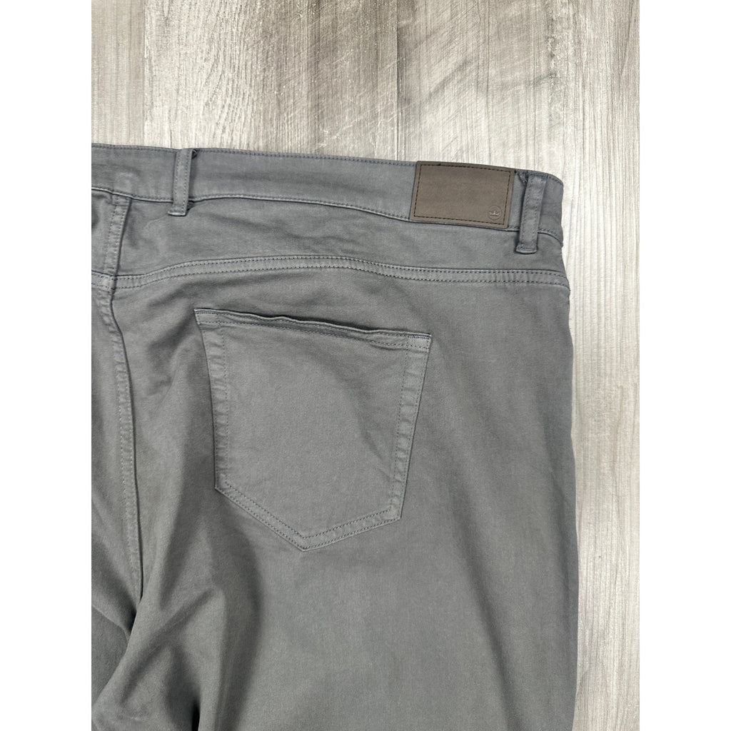 Peter Millar Signature Sateen Classic Fit 5 Pocket Pants in Gray — Size 44x30 // Preowned