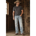 Ariat M5 Straight Gambler Stackable Light Wash Jeans — 34x36
