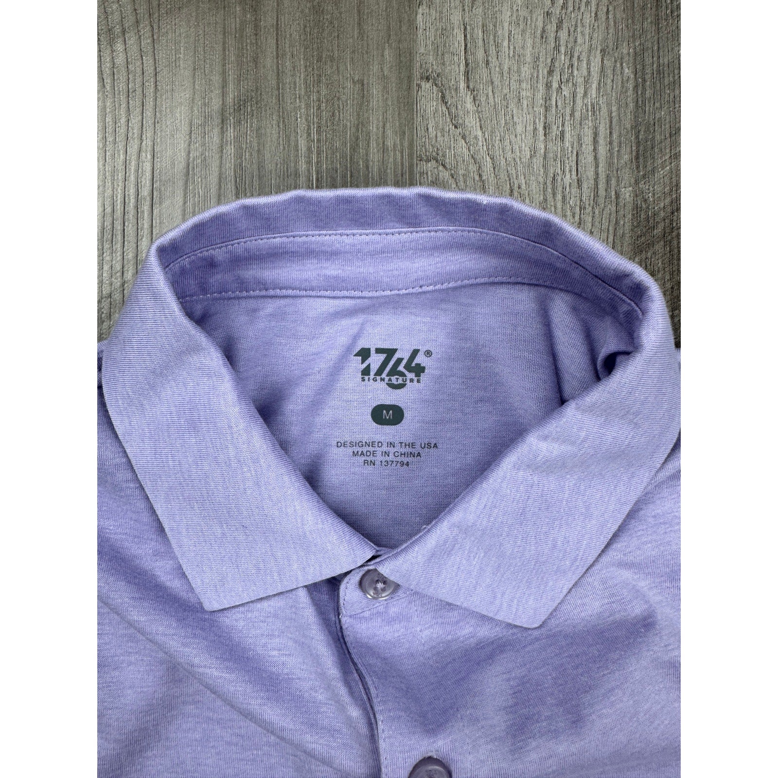 1764 Signature Beach Polo in Lavender Heather — Size Medium