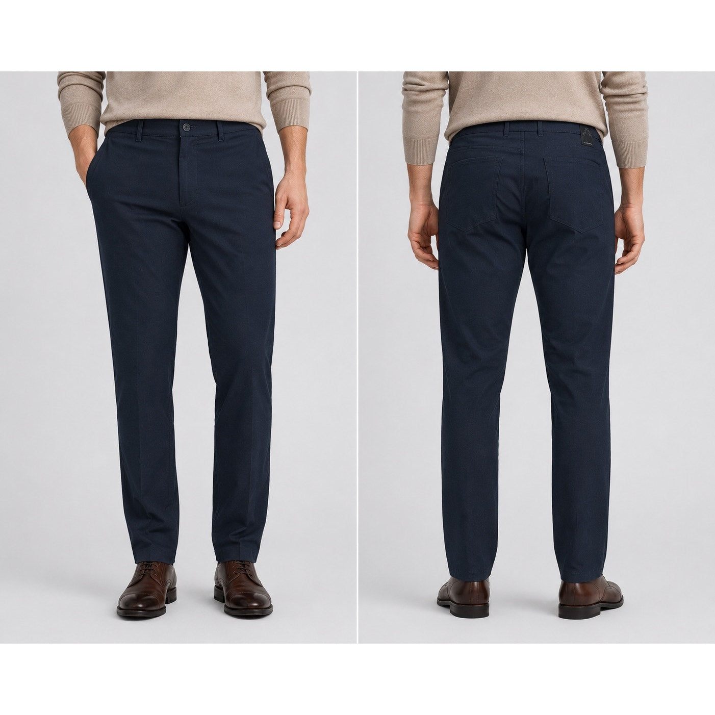 Alberto TOM Comfort Fit Ceramica Performance Dress Pants in Black — Size 50 (US 34) // Preowned