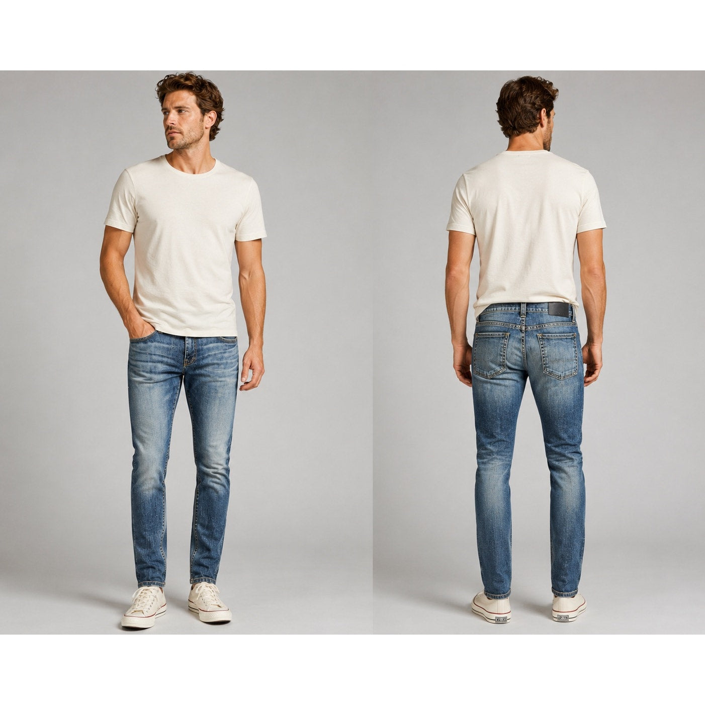 Fidelity Vantage Slim Skinny Jeans Exile Vintage Blue — Size 30