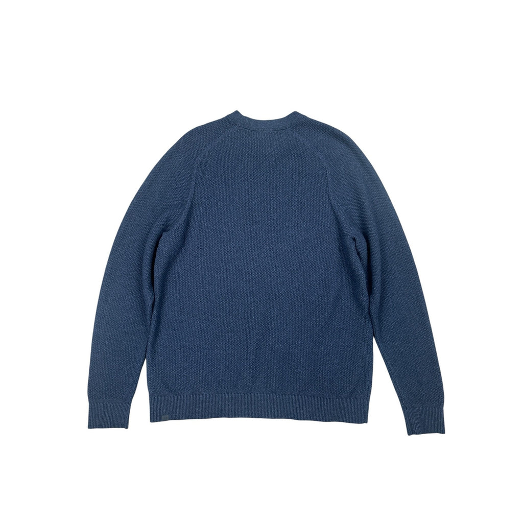 Lululemon Textured Knit Classic Fit Crewneck Sweater in Navy — Size XL // Preowned